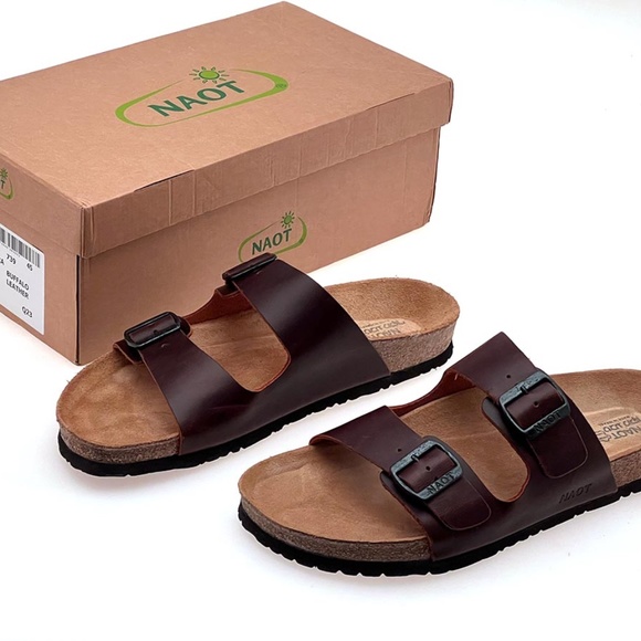 NEW NAOT MENS SANTA BARBARA SLIP-ON BUFFALO LEATHER SIZE 12 US, 45 EU, FREE SHIP main image 4
